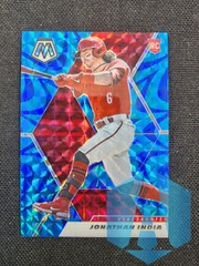 2021 Panini Mosaic Reactive Blue #281 Jonathan India Cincinnati Reds